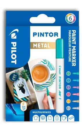 Pilot Pintor 4074/S6 popisovače 6 ks Metal