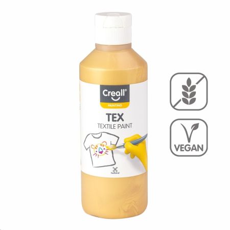 Textilní barva Creall Tex - 250 ml / zlatá