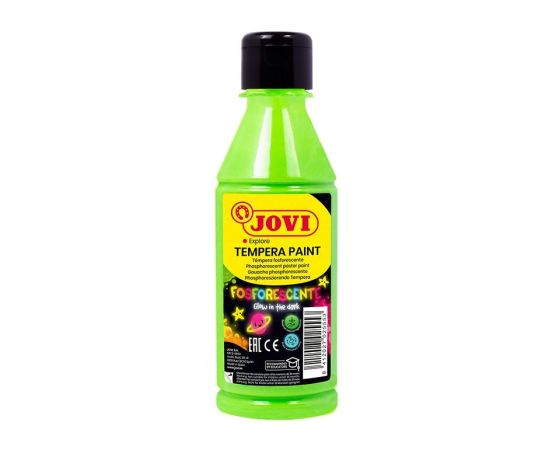 Tekuté temperové barvy JOVI PREMIUM v lahvi - 250 ml / neon zelená