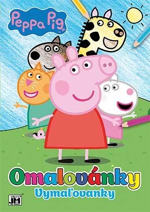 Omalovánky A4 - Prasátko Peppa