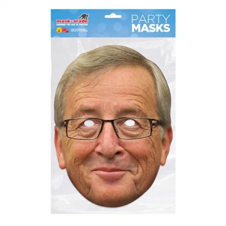 Papírová maska Jean Claude Juncker