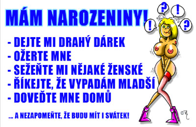 Průkaz Mám narozeniny