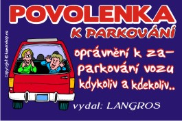 Povolenka k parkování