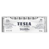 Baterie alkalická TESLA Silver+ AA 1,5V - 10ks