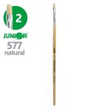 Štětec plochý JUNIOR č. 1 2 577 Natural