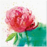 Ubrousky PAW L 33x33cm Peony Watercolor