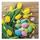 Ubrousky TaT 33x33cm Easter basket catkins