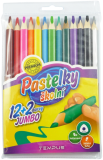 pastelky   Tempus 1313 trojhranné jumbo 12+2 barvy