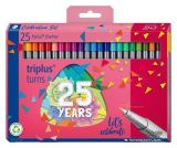 Linery Triplus334, 25 barev, sada, 0,3 mm, STAEDTLER 334 C25 TA