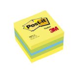 Samolepicí bločky Post-it minikostky - citronová / 400 lístků