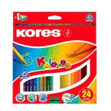 Kores Kolores pastelky trojhranné - 24 barev