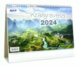 Kalendář stolní 2024 Krásy světa