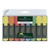 Zvýrazňovač Faber-Castell Textliner 1548/8 set 6 + 2