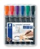 Permanentní popisovač Lumocolor 352, sada, 6 barev, 2 mm, kuželový hrot, STAEDTLER 352 WP6