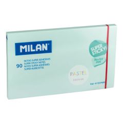 Milan  Blok lep MILAN Pastel 76 x 127 mm 90 l., modré