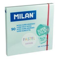 Milan  Blok lep MILAN Pastel 76 x 76 mm 90 l., modré