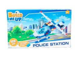 BuildMeUp stavebnice - Police station 122ks v krabičce