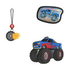 Doplňkový set obrázků MAGIC MAGS Monster Truck Rocky k aktovkám GRADE, SPACE, CLOUD