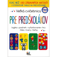 JM  Kreativní knížka JM - Velká cvičebnice pro předškoláky