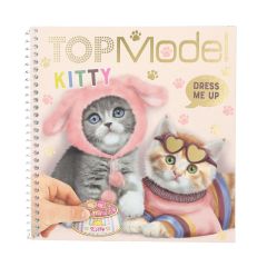 Top Model  Kreativní sešit Top Model se samolepkami - Kitty Dress Me Up