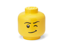 LEGO úložná hlava (velikost L) - mrkající chlapec