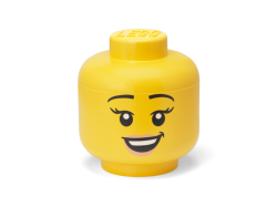 LEGO Storage  LEGO úložná hlava (velikost L) - šťastná dívka