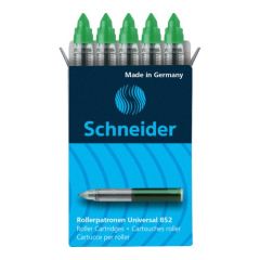 SCHNEIDER  Náplň pro rollery Schneider Cartridge 852 0,6 mm / 5 ks - zelená