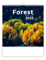 Helma 365  Nástěnný kalendář 2025 Forest/Wald/Les