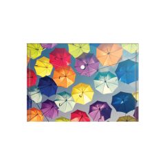 Obal PP s patentem A5, Colorful Umbrellas