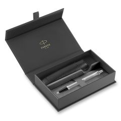 Parker  Pero kuličkové PARKER IM Essential Stainless Steel CT + černé pouzdro