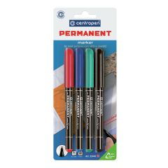 centropen  Popisovač CENTROPEN 2846 - sada 4ks blistr 1,0 mm