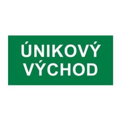 Samolepka - Únikový východ