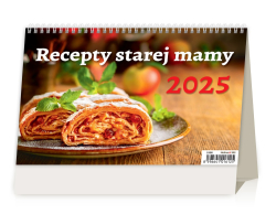 Helma 365  Stolní kalendář 2025 Babiččiny recepty