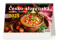 Helma 365  Stolní kalendář 2025 Česko-slovenský kuchař