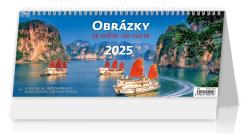 Stolní kalendář 2025 Obrázky ze světa/Pictures from the world