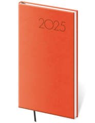 Týdenní diář 2025 Pocket Print Pop - oranžový