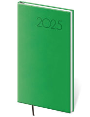 Helma 365  Týdenní diář 2025 Pocket Print Pop - světle zelený