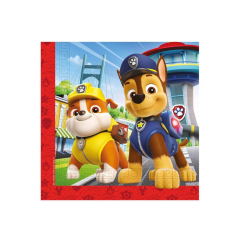 Ubrousky 2-vrstvé 33 x 33 cm Paw Patrol 20 ks