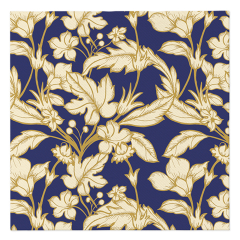 Paw  Ubrousky PAW AIRLAID 40x40 cm - Beautiful Floral Pattern dark Blue