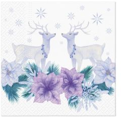 Ubrousky PAW L 33x33cm Lavender Christmas