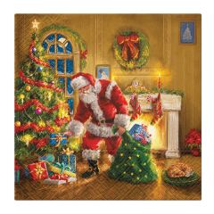 Ubrousky PAW L 33x33cm Santa is Here