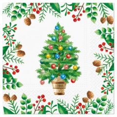 Ubrousky TaT 33x33cm Decorated Tree