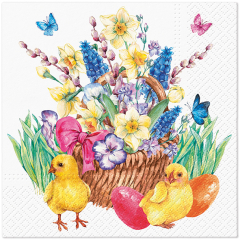 Paw  Ubrousky TaT 33x33cm Easter Bouquet