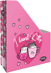 LIZZY  box na sešity skládací A4 Kittok Heart Kitty 24