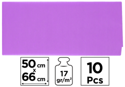 papír hedvábný 50x66 10ks fialový PN221-10
