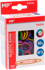 MP  gumičky barevné fluo mix 30mm 60g PG016