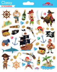 TEMPUSCreative  Samolepky GG CLS 211622 Pirates treasure