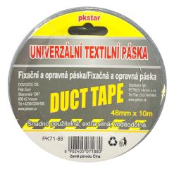 PKstar  Lepící páska textilní 10 m / 48 mm DUCK TAPE