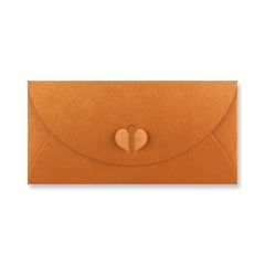 Envelopes Ltd.  Barevná obálka DL měděná LUX BUTTERFLY ,balení 10 ks