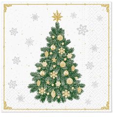 Ubrousky PAW Dekor L (20ks) Frosty tree